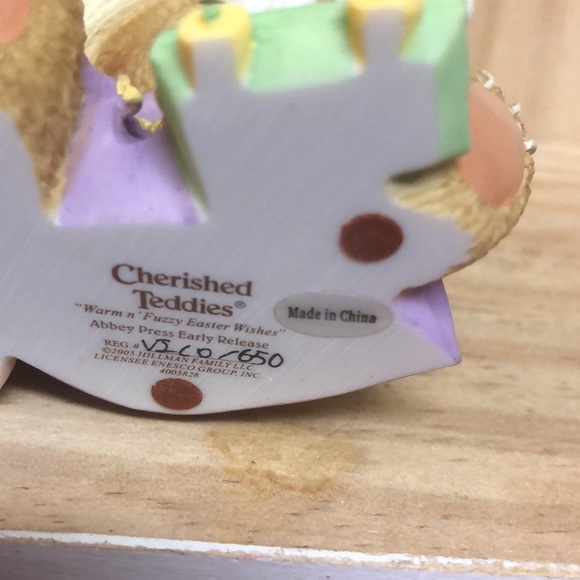 Cherished Teddies Warm N’ fuzzy Easter wishes - Picture 5 of 5